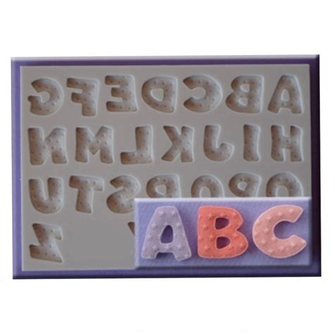 Alphabet Silicone Mold - Christines Molds