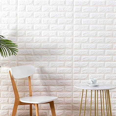 adhesive  tile foam stick wall paper brick wall sticky wallpaper