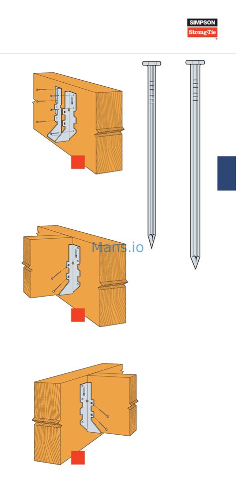 Simpson Strong Tie HSUR410 Installation Guide Online 57 112 813484