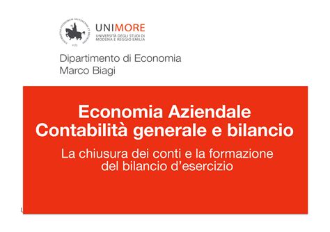 Cap13 La chiusura dei conti 1 Economia Aziendale Contabilità generale