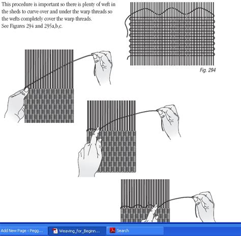 Peggy S Weaving Tips Rep Weave Tips Peggy Osterkamp S Weaving