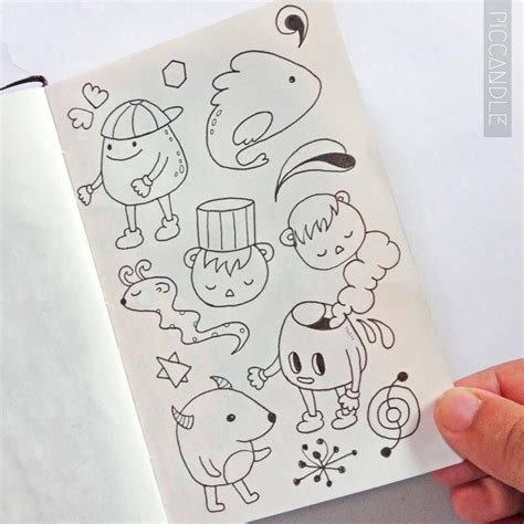 Piccandle Pic Candle Doodle Drawings Character Sketches