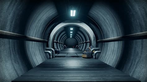 Artstation Sci Fi Tunnel