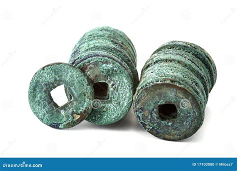 Ancient china coins stock photo. Image of background - 17103080