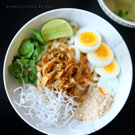 Nan Gyi Thoke Thick Rice Noodle Salad — Burmalicious By Suu