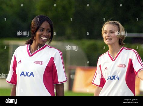 SHAZNAY LEWIS, KEIRA KNIGHTLEY, BEND IT LIKE BECKHAM, 2002 Stock Photo ...