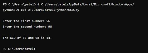 Python Program To Find Gcd Of Two Numbers Using The Euclidean Algorithm Coding Connect