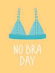 No Bra Day Vector Images 33