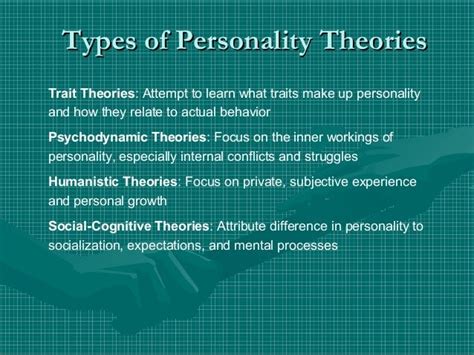 Personality theories | Psychology notes, Personality psychology, Social ...