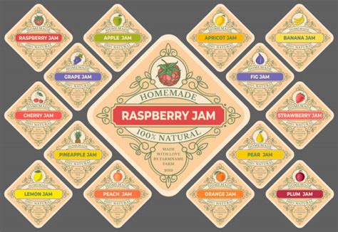 Jam Labels Clipart Free