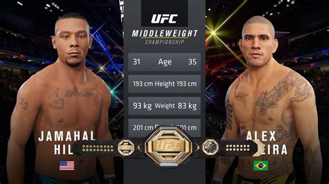 Jamahal Hill Vs Alex Pereira For The Light Heavyweight Championship