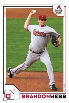 Brandon Webb Brandon Webb Arizona Diamondbacks Mlb Baseball Cards