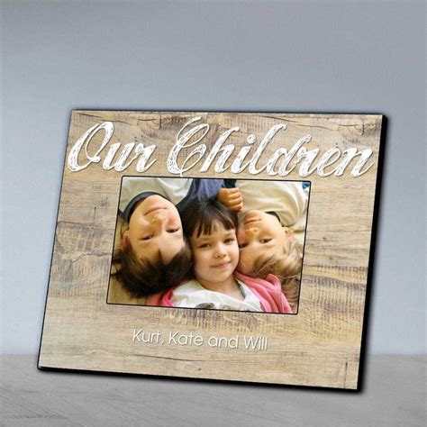 Personalized Our Family Picture Frame - Our Children DG Custom Graphic ...