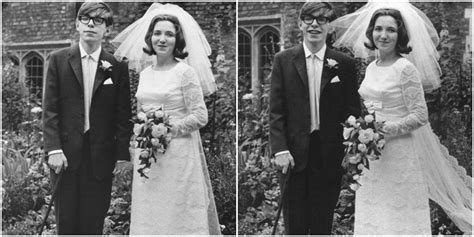 A Very Dapper Stephen Hawking and His Wife Jane at Their Wedding in ...