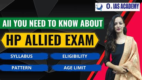 Hp Allied Exam Pattern Syllabus For Hp Allied Exam Age Limit Allied