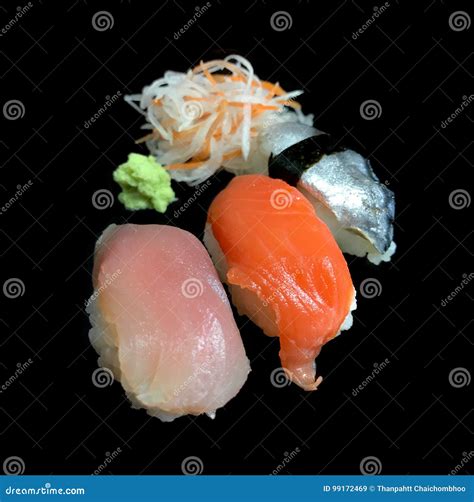 Sashimi Sushi Set Stock Image Image Of Homemade Chopsticks 99172469