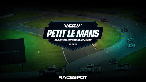 Iracing Petit Le Mans Powered By Vco Youtube