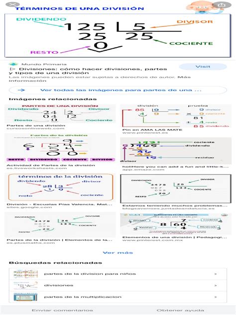 Partes de Una Division - Buscar Con Google | PDF | División ...