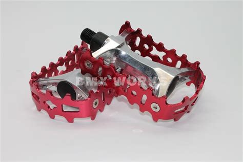 Bmx Pedal Red 12 Pair Bmx Pedals Bmx Bmx Parts