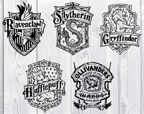 Harry Potter House Rules SVG