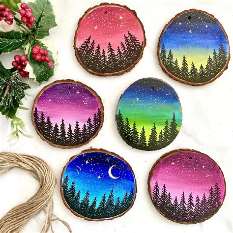 How To Paint Wood Slice Ornaments 10 Ideas To Get You Inspired Artofit