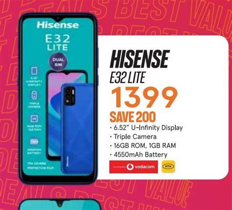 Smartphones Hisense E Lite Offer At Jet