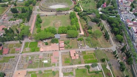 4K Aerial of the ancient ruins of Pompeii, Italy., Stock Video - Envato ...