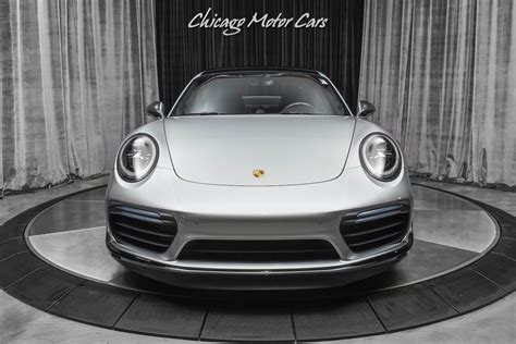 Used 2019 Porsche 911 Turbo S Coupe Gt Silver Metallic Carbon Fiber