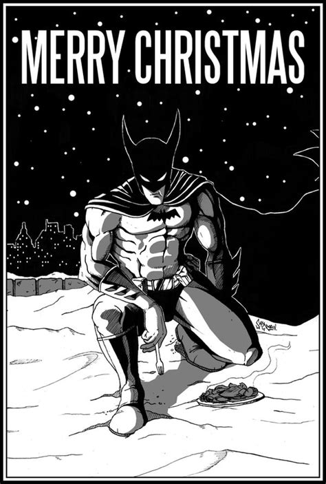 Merry Christmas from Batman by SamGreenArt on DeviantArt