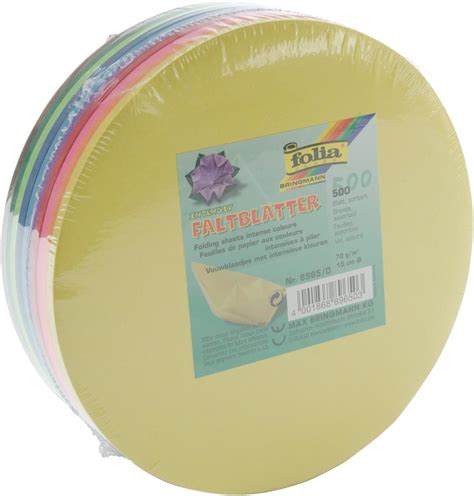 Amazon Global Art Folia Origami Paper Circle Pkg Assorted