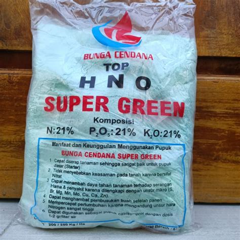 Jual PUPUK Top HNO SUPER GREEN 2 KG Shopee Indonesia