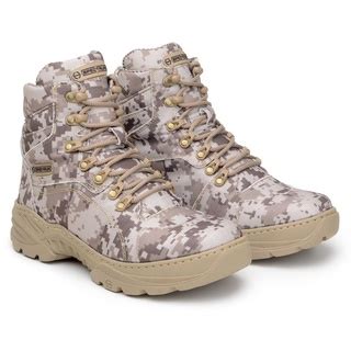 Bota Masculina Oppus Em Couro Legitimo Tatica Adventure Militar