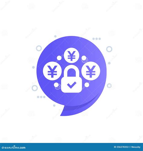 Fixed Cost, Price Icon with Yuan Stock Vector - Illustration of plan