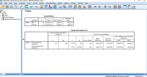 How To Interpret Independent T Test Results Spss One Of The Most