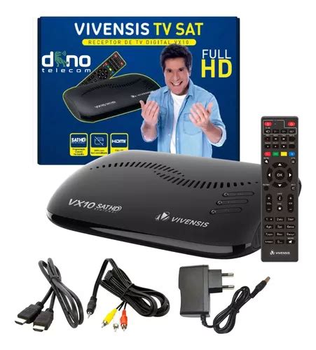 Receptor Digital Vx10 Tv Sat Hd Regional 5g Ku Vivensis