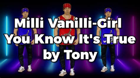 Milli Vanilli Girl You Know It S True Choreography By Tony Zumba