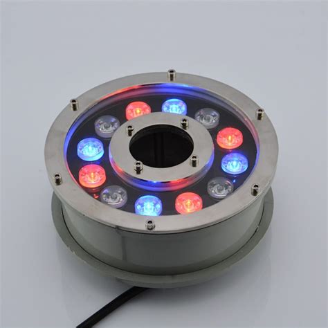 Round W High Power Led Underwater Light Ip Waterproof Dc V