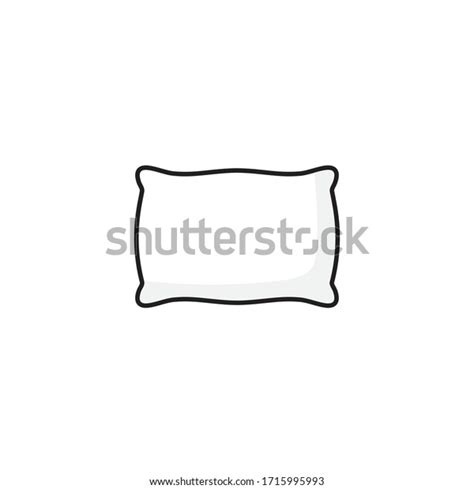 Pillow Thin Line Icon Sleep Symbol Stock Vector Royalty Free