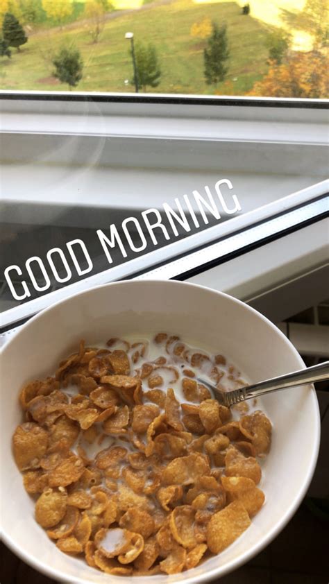 Ig Story Cereal Breakfast Food Morning Coffee Essen Meals Yemek