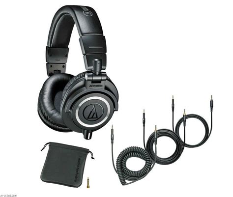 Audio Technica ATH M50x Professional Monitor Headphones For Pro Audio