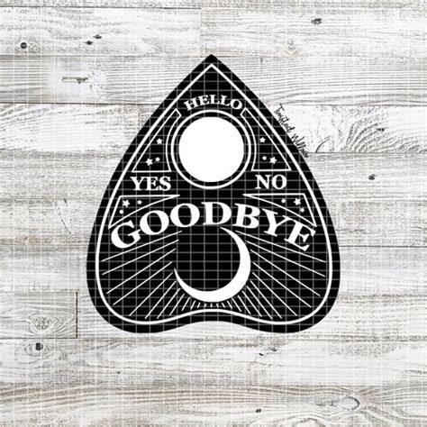 Classic Ouija Board SVG PNG PDF Cricut Cutting File Etsy UK