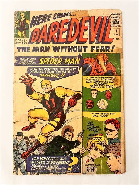 Daredevil St Appearance Of Murdock Page Nelson Low Grade