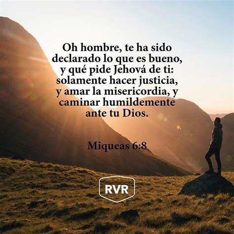 Rvr Vers Culo B Blico Diario Miqueas Palabra De Dios Frases De