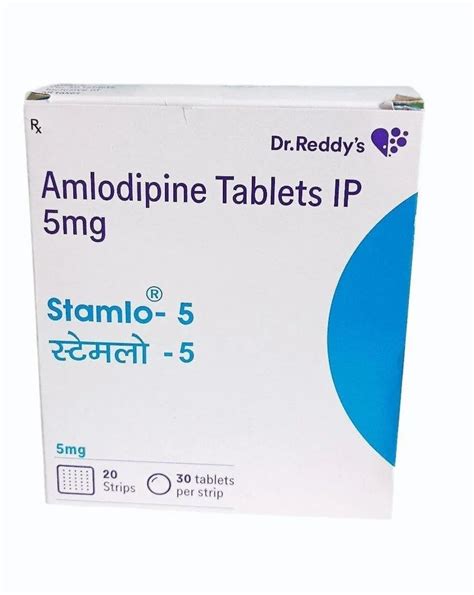 5mg Amlodipine Tablets IP At Rs 96 98 Box Amlodipine Tablets In