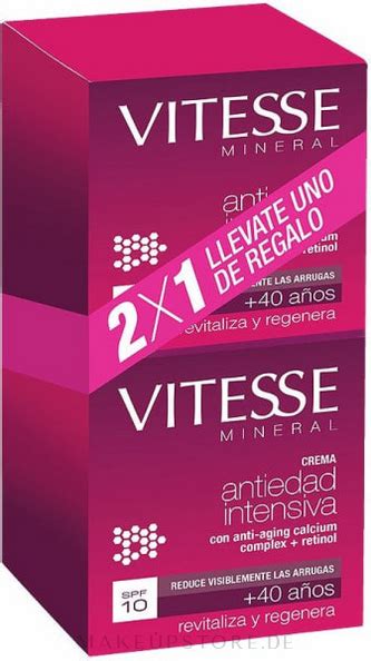 Gesichtspflegeset Vitesse Antiedad Intensiva SPF10 Duplo Cream Cr