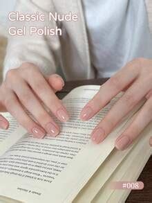 XEIJAYI Serie de Nude de Hielo de 10 Colores Esmalte de Uñas en Gel