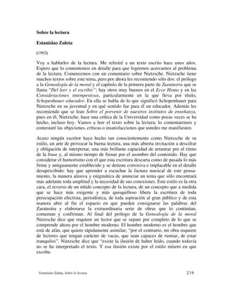 Sobre La Lectura Estanislao Zuleta PDF