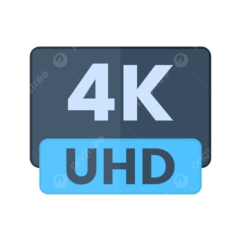 K Ultra Hd Video Resolution Button Transparent K Ult K Ultra Hd