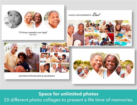 Premium Funeral Slideshow Template in Classic White – Funeral Templates