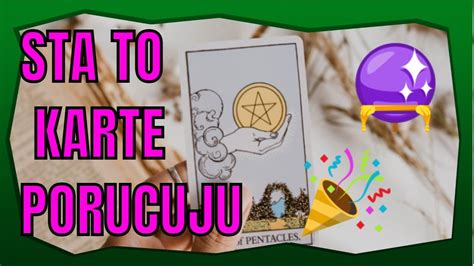 STA TO KARTE PORUCUJU OVOG TRENA Tarot Tumacenje YouTube